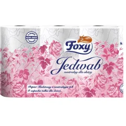 FOXY PAPIER TOALETOWY JEDWAB 8SZT 3 WARSTWY
